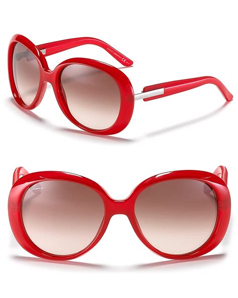 womens red gucci sunglasses|Gucci red sunglasses women.